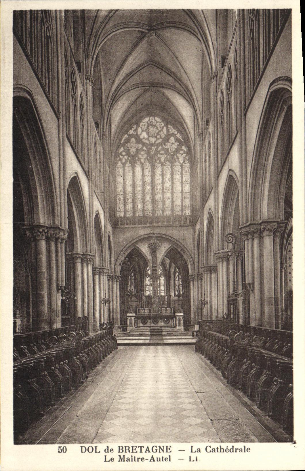 Dol de Bretagne — La Cathédrale — Le Maître-Autel