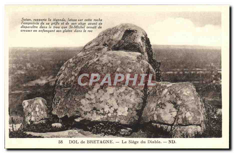 Dol de Bretagne — Le Siège du Diable — N° 58
