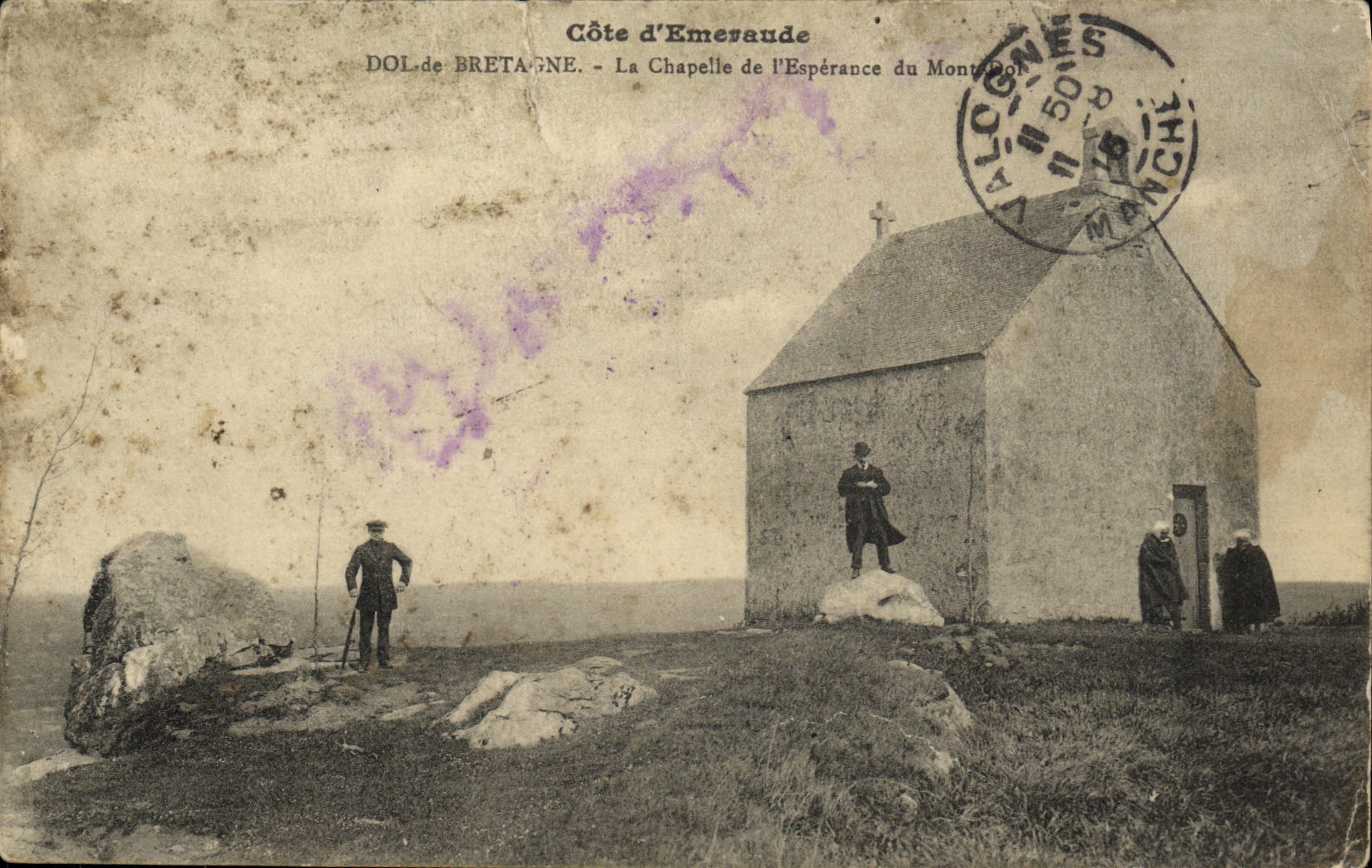 CPA Dol de Bretagne La Chapelle de Esperance du Mont Dol