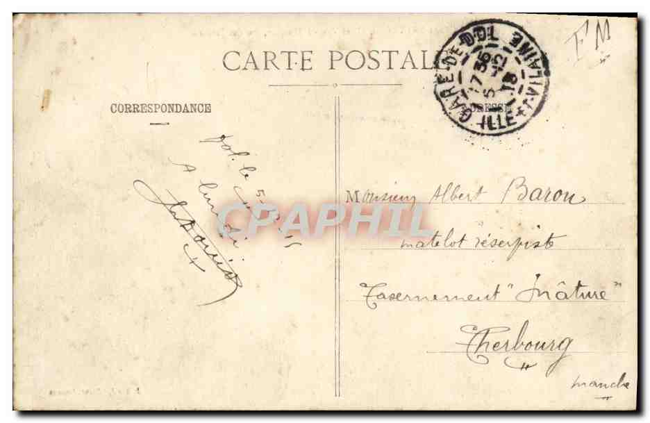 DOL-de-BRETAGNE (I.-et-V.-Y.) - L'Hospice, vu des Jardins — Éditeur : Editeurs Rennes — Rückseite