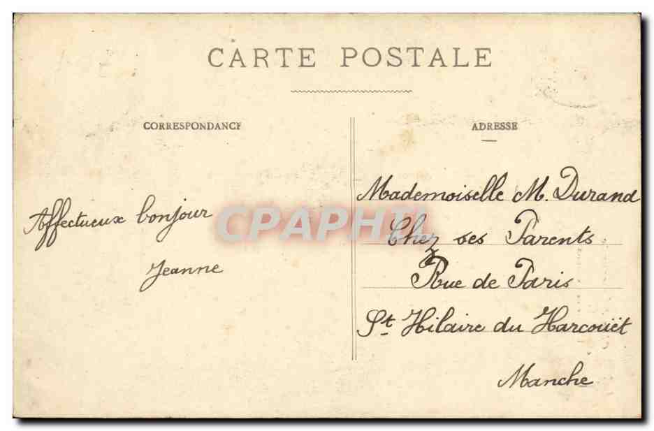 Côte d'Émeraude — L'Église de Carfantin — Éditeur inconnu, n°48 — Rückseite