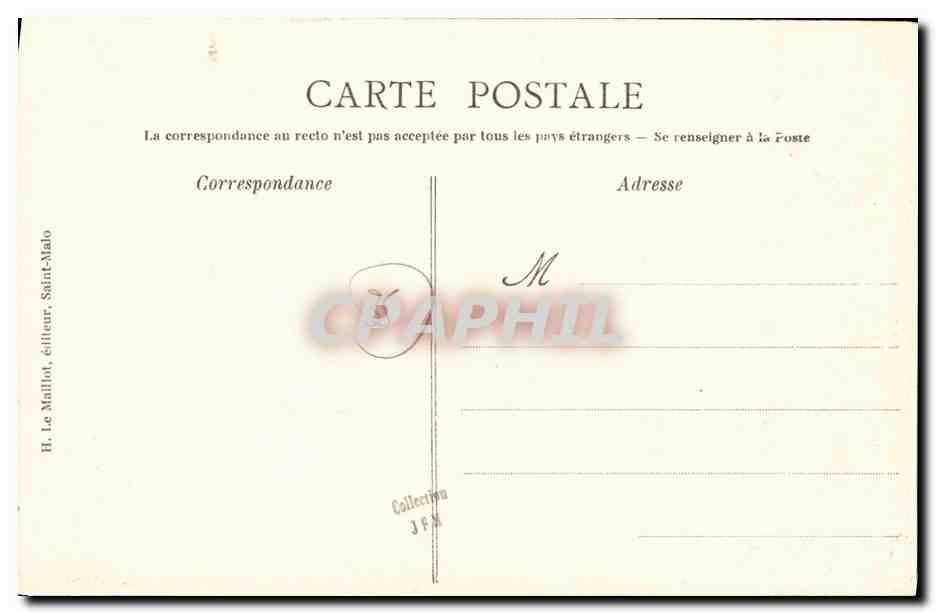 Dol-de-Bretagne - La Guillotière - Vieille maison à porche du XVIIe siècle — Rückseite