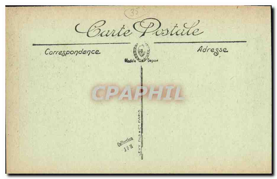 CPA Dol La Poste et la Mairie — Verso