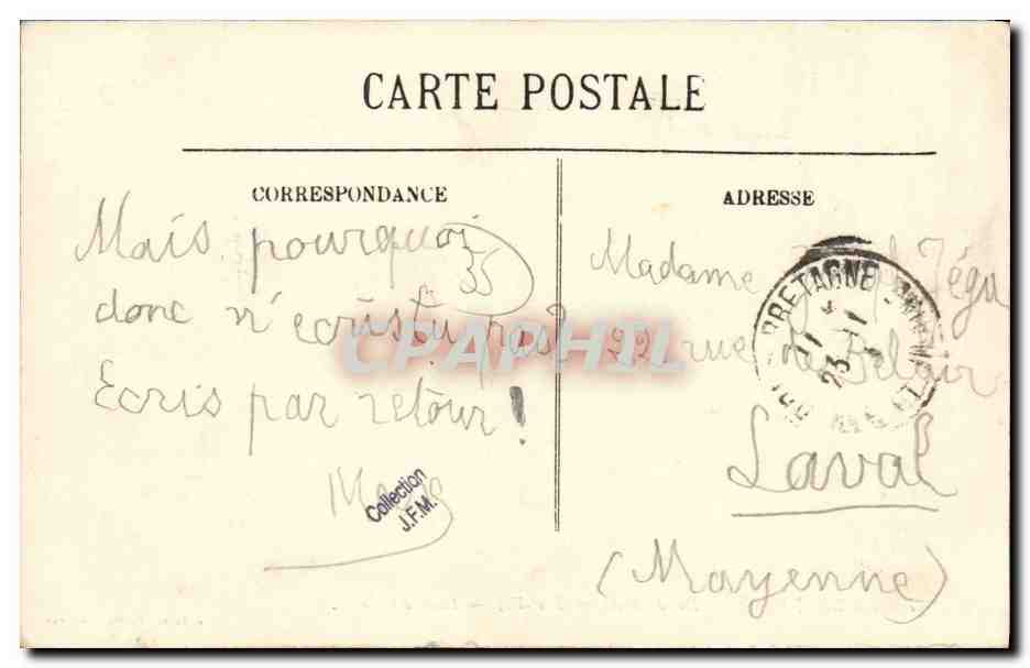 Dol-de-Bretagne (Ille-et-Vilaine) — Place des Postes — J. Sorel, Éditeur Rennes — Reverso