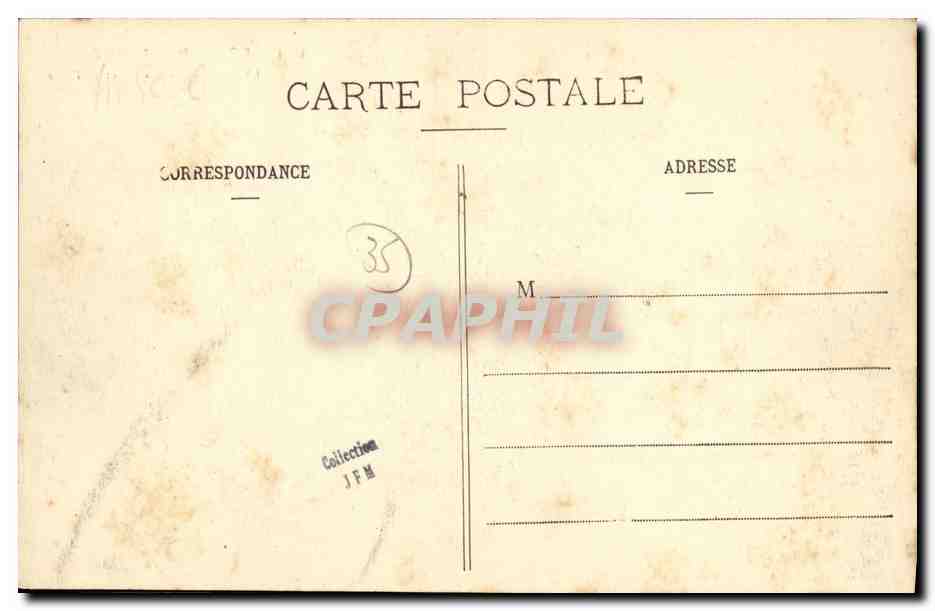 Dol-de-Bretagne — La Place de la Mairie et la Poste — Série 5115, éditée par H. Souchet, Hébert — Rückseite
