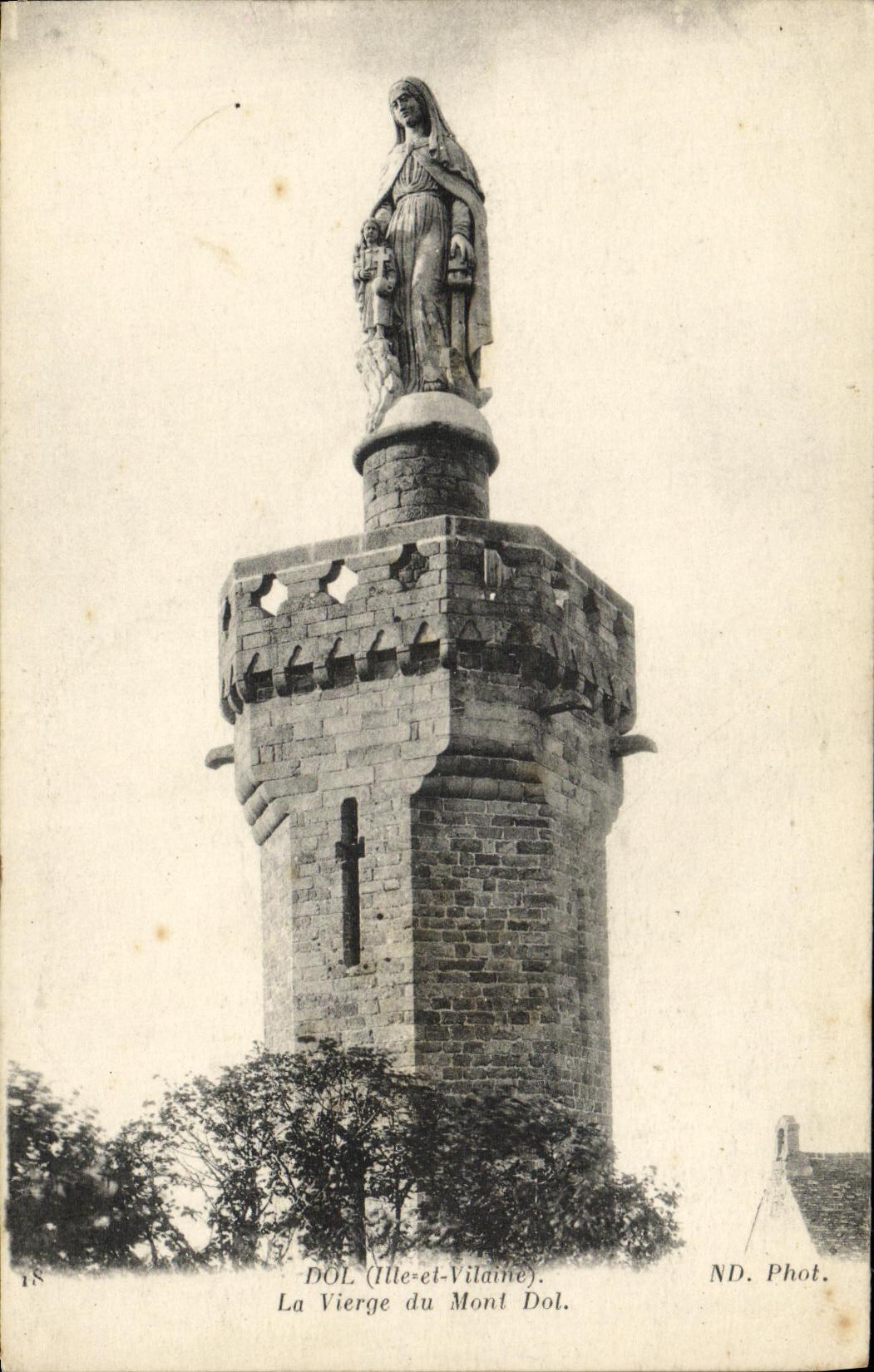 La Vierge du Mont Dol — DOL (Ille-et-Vilaine) — ND. Phot.