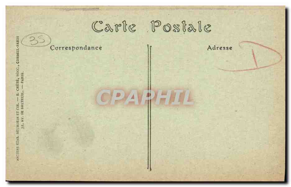 CPA Dol Vieilles Maisons — Verso
