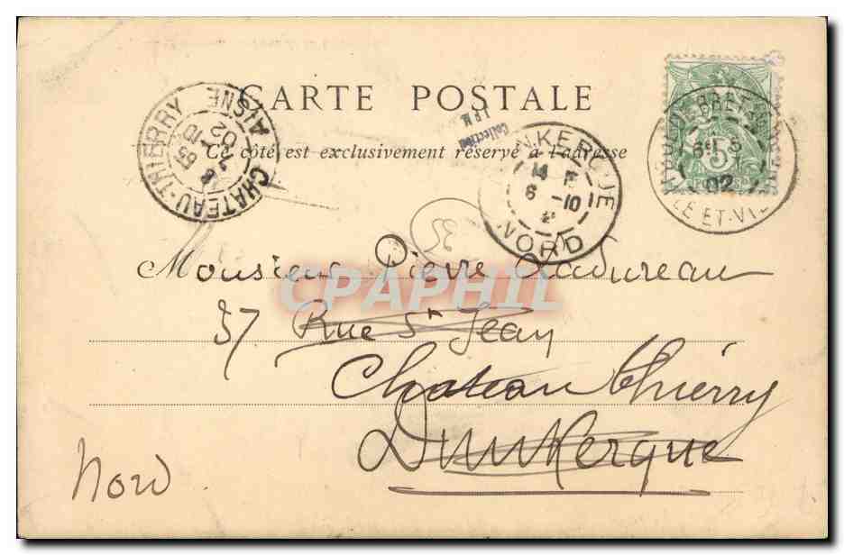 Dol — Anciennes Maisons de la Grande-Rue — Collections NT. Phot. — Rückseite