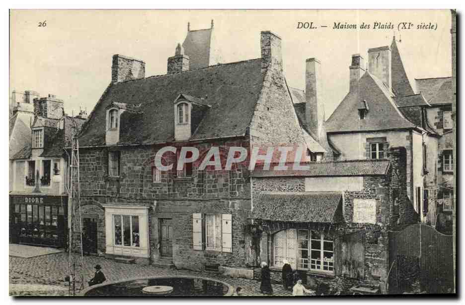 Dol — Maison des Plaids (XIe siècle) — Diore, n°26 - Anverso