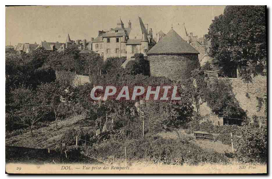 CPA Dol Vue Prise des Remparts