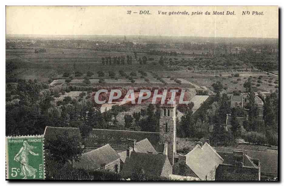 Dol — Vue générale prise du Mont Dol — ND Phot.