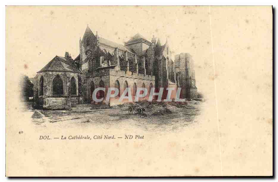 Dol — La Cathédrale, Côté Nord — ND Phot