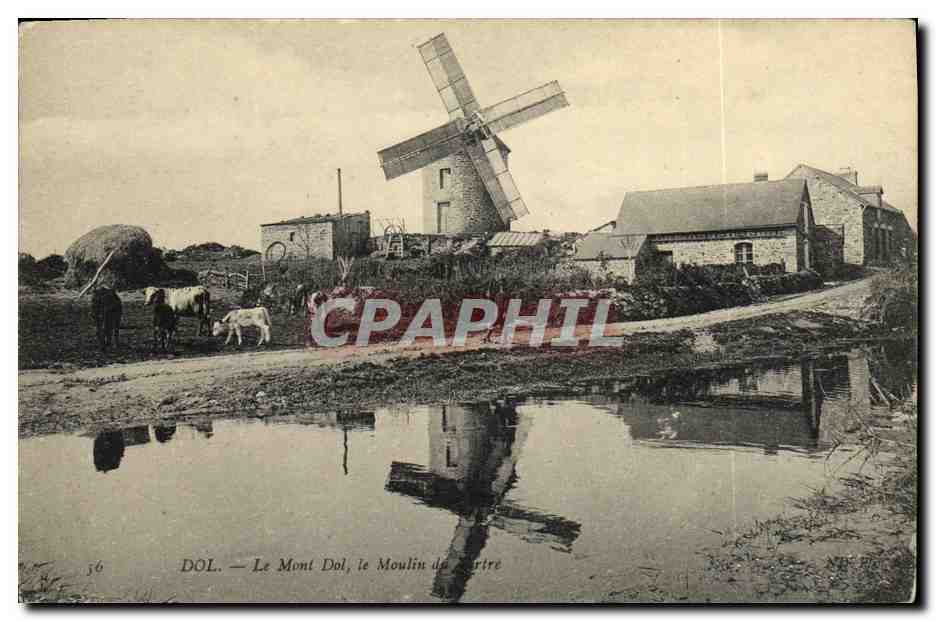 DOL. — Le Mont Dol, le Moulin de Martre