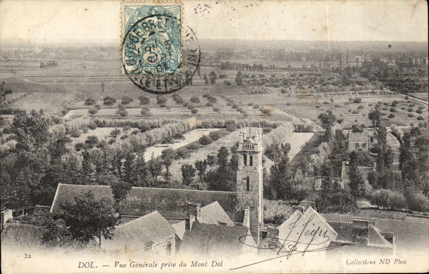 DOL. — Vue Générale prise du Mont Dol — Collections ND Phot