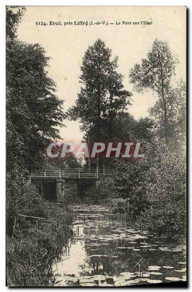 CPA Erce Pres Liffre Le Pont sur I lller