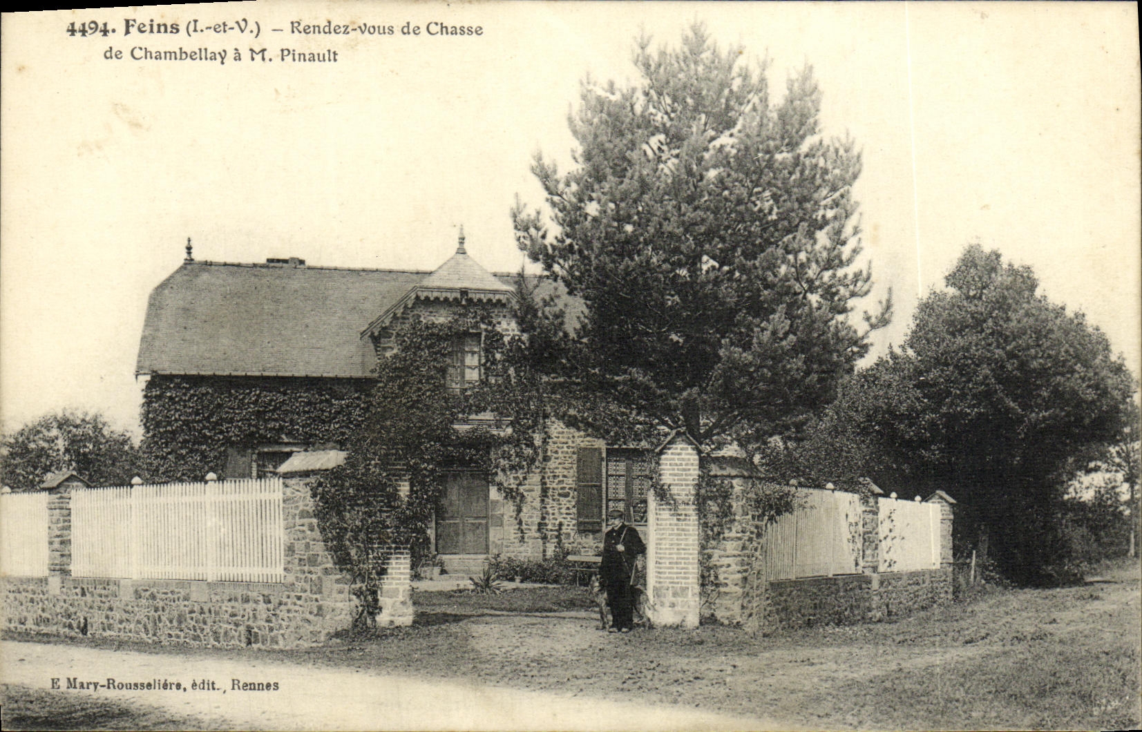 Feins (I.-et-V.) – Jagdtermin in Chambellay für M. Pinault — E. Mary-Rousselière, Verlag, Rennes