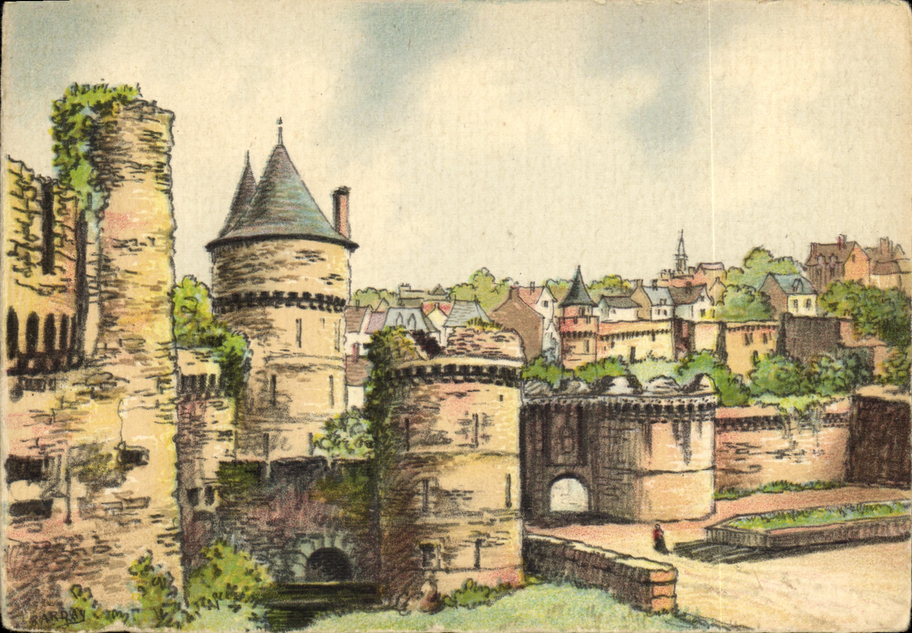 Fougères - Le Château et la Ville Haute — BARDAY