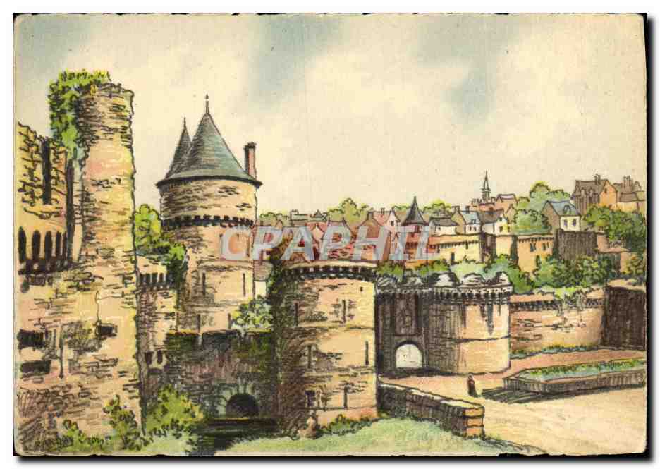 Fougères - Le Château et la Ville Haute — Porte Notre-Dame — Collection J.F.M. — n° 2158 A