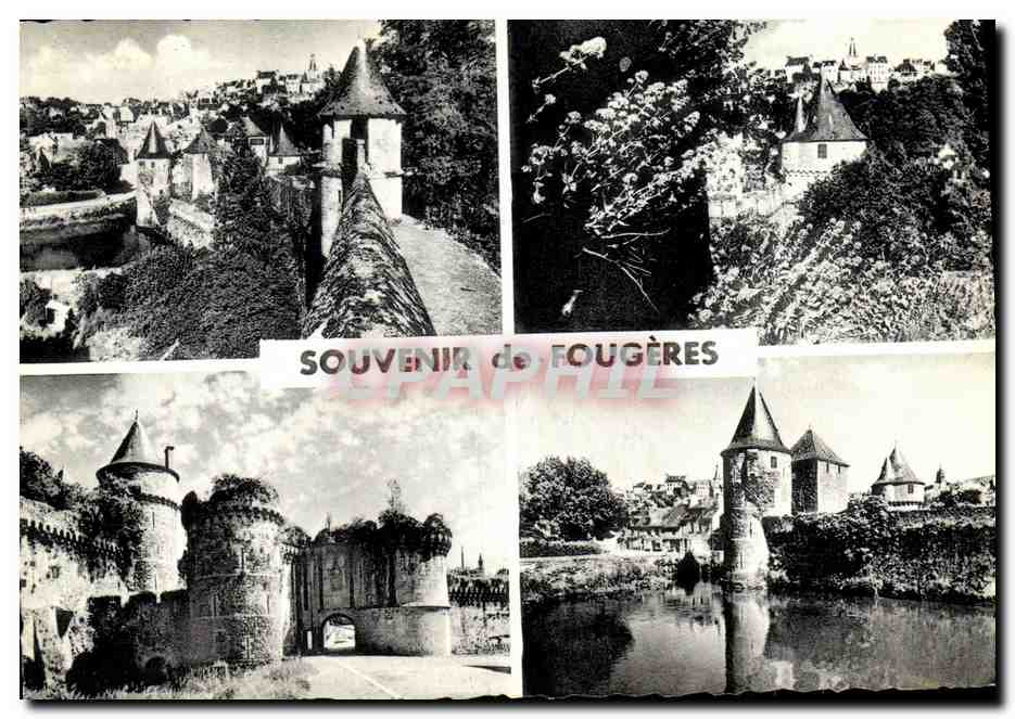 Fougères — Château et ville — Cie des Arts Photographiques, 44, rue Letellier, Paris 15e