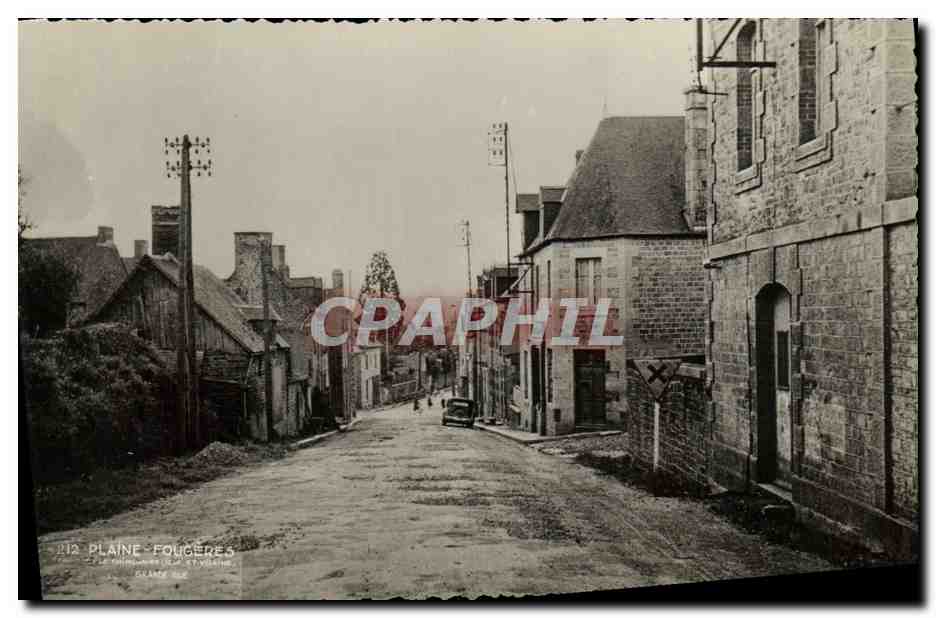 CPA Plaine Fougeres Le Thimonnier Grande rue 