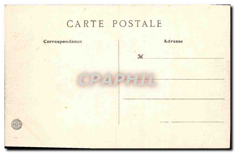 Fougères — La Rue de la Fourchette et Entrée du Château féodal — J. Sorel, éditeur à Rennes — Verso