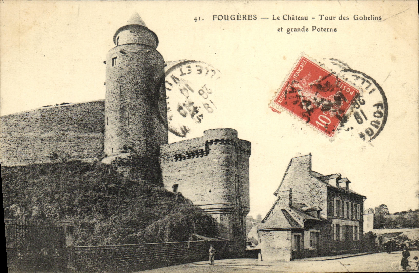 Fougères — El Castillo — Torre de los Gobelins y gran Puerta