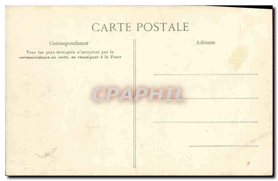 Fougères — Eintritt in den Wald — G. F. — Sammlung Germain fils aîné, Saint-Maixent — Rückseite
