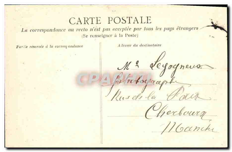 Fougères — Promenade dans le Château — Collection G. B. — Rückseite
