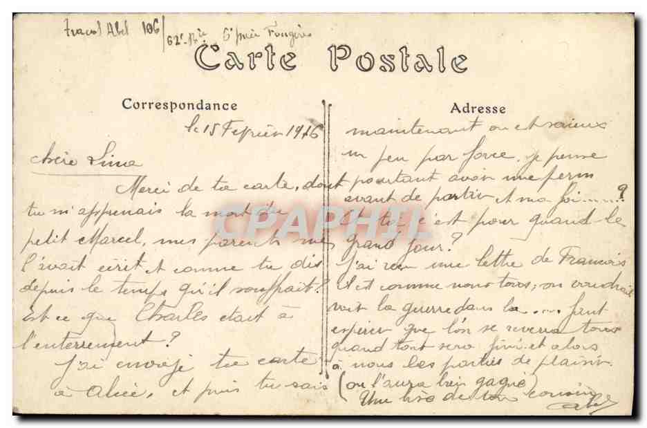 Fougeres (Ille-et-Vilaine) — Vue panoramique prise du Jardin Public — Éditeur Réaux, n°134 — Reverso