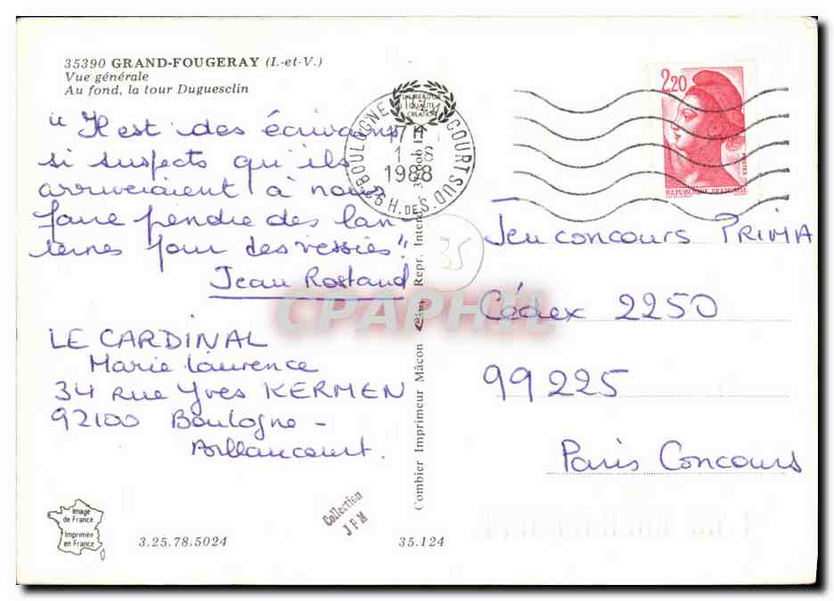 Grand-Fougeray — Vue générale, au fond la tour Duguesclin — Cing — Reverso