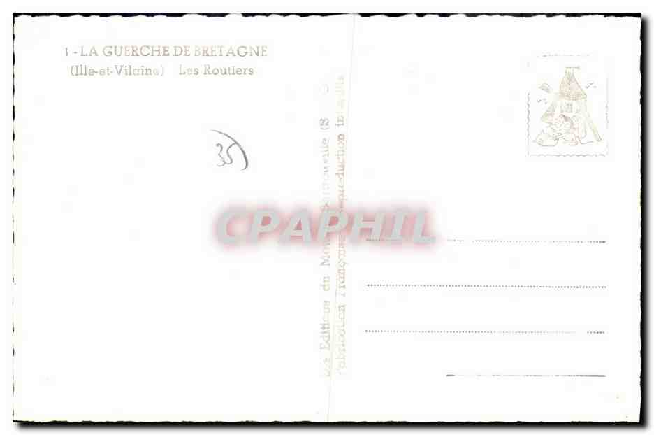 Station Service Esso de La Guerche-de-Bretagne — Les Routiers — Éditions du Monde Breton — Verso