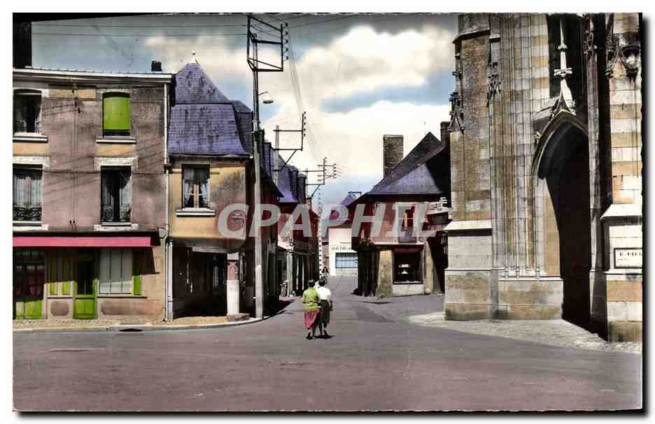 La Guerche-de-Bretagne — Rue du Cheval-Blanc, ses vieux Porches — Éditions Gaby