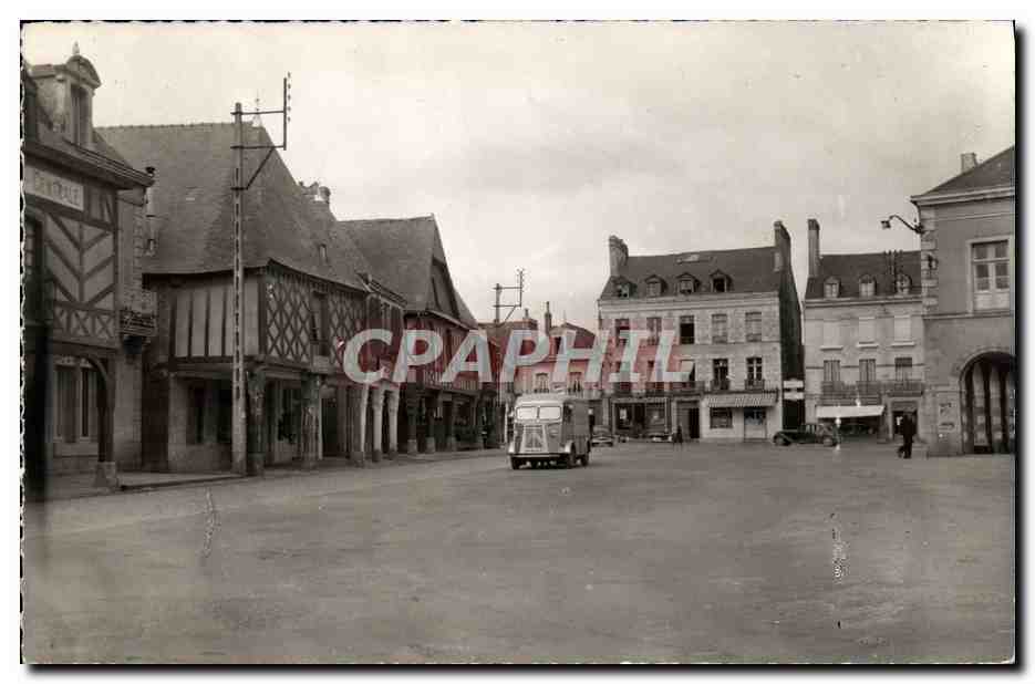 Les Vieux Porches et Place de la Mairie — Guerche-de-Bretagne — Éditions Gaby