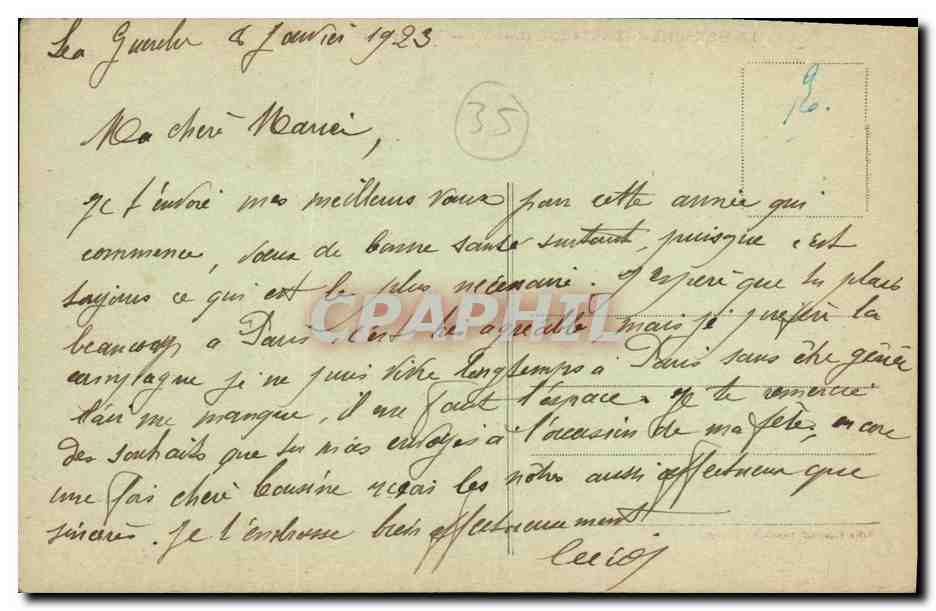 La Guerche-de-Bretagne (L.-et-V.) — Vue Générale — Verso
