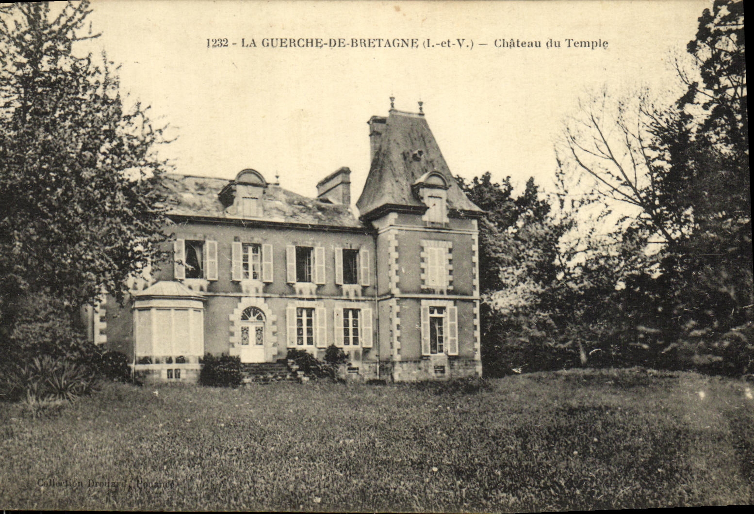 La Guerche-de-Bretagne (I.-et-V.) — Château du Temple — Collection Drouin, Louvain