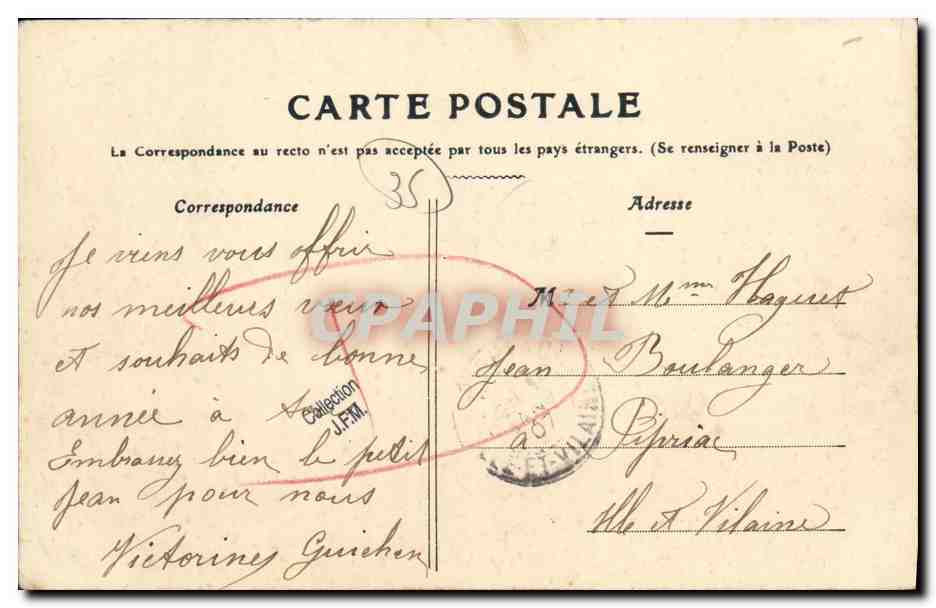 De Guichen — vue de la ville et de ses monuments — Édit. E. Baret, Liége — Reverso