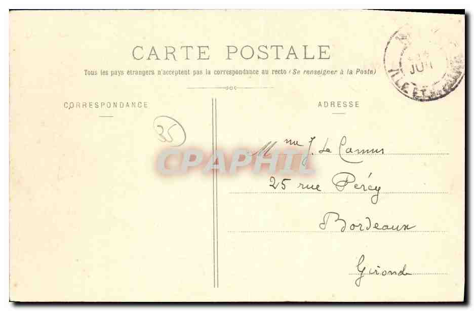 HÉDÉ - Bassin de la Madeleine — éditeur CPAHAPHIL, n° de série non visible — Verso