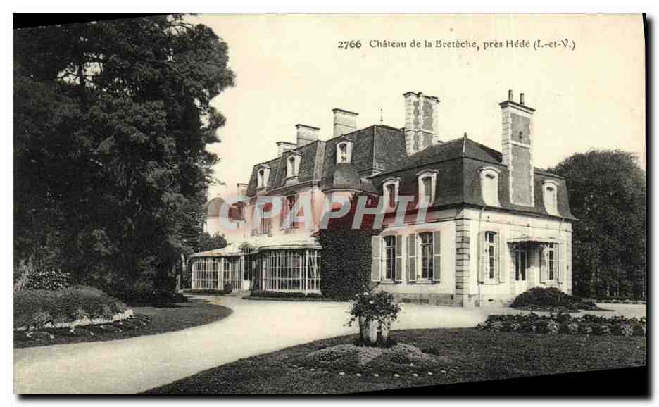 Château de la Bretèche, près Hédé (Il-et-V.) — Graphiti, n° 2766