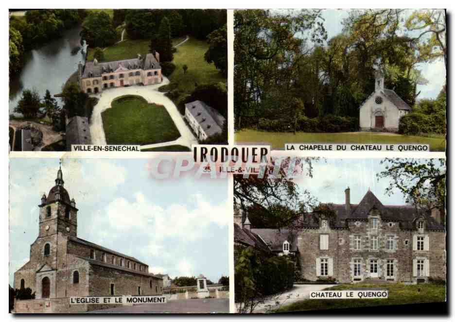 CPM Irodouer Ville en Senechal La chapelle du chateau Le Quengo