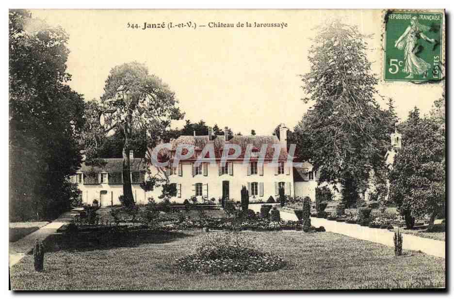 Janzé (Loire-Atlantique) — Château de la Jaroussaye — Éditeur : C. P. A. N. T. S. n° 544