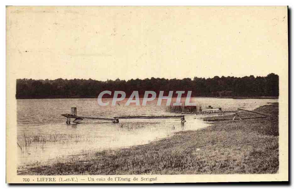 CPA Liffre Un Coin de L Etang de Serigne