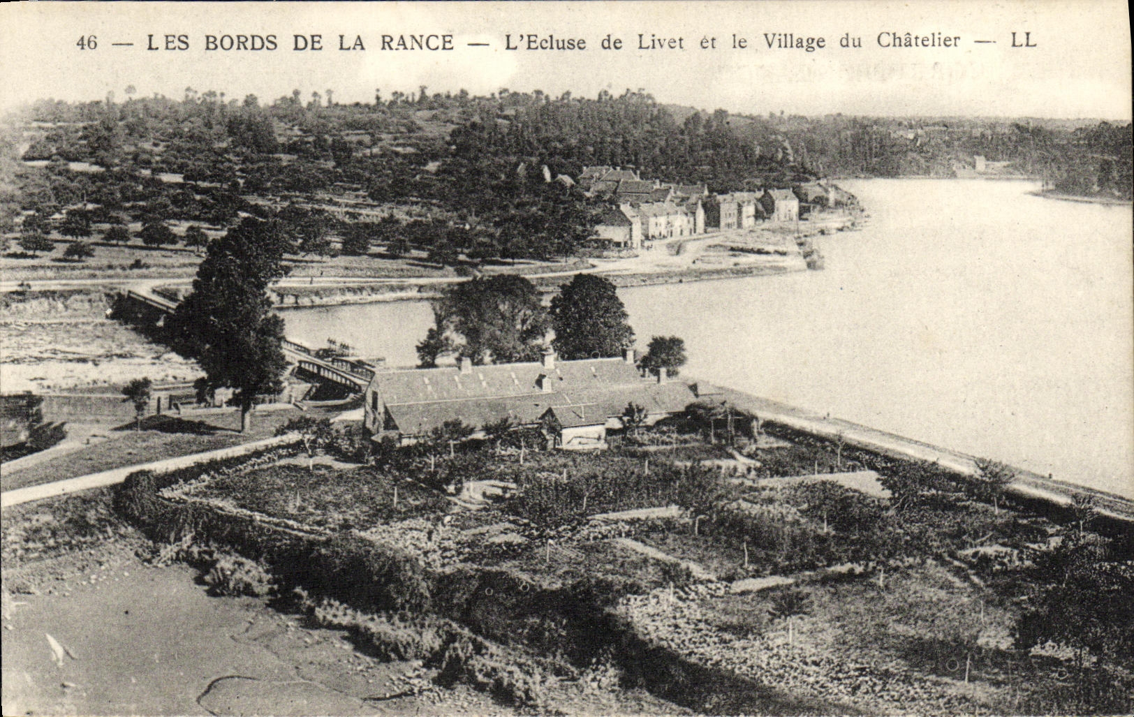 Les Bords de la Rance — L'Ecluse de Livet et le Village du Châtelier — LL