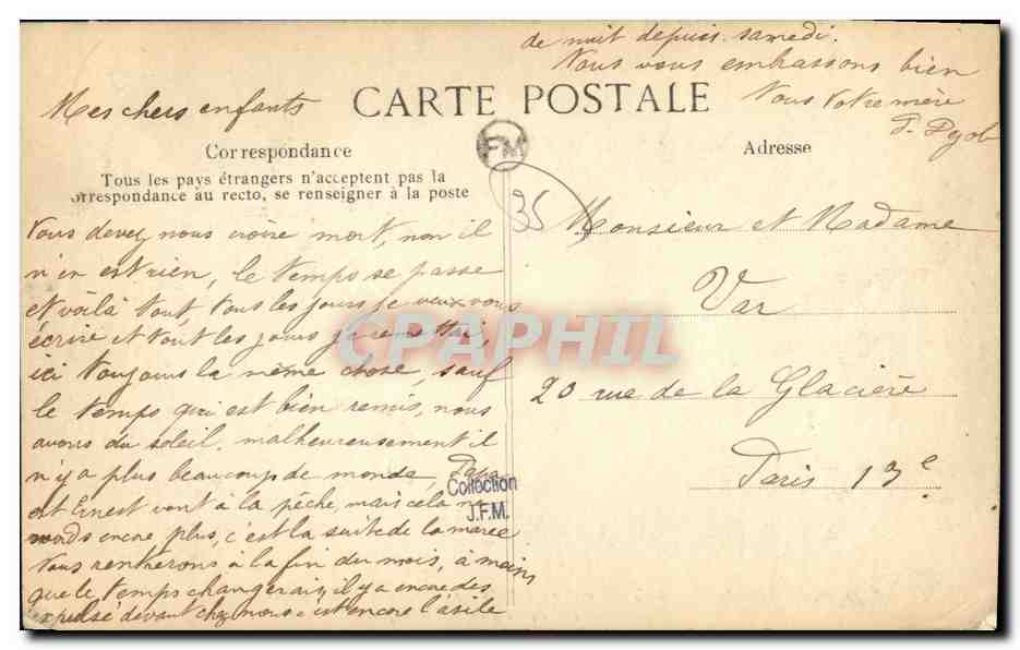 CPA Les Bords De La Rance La Cale De La Passagere Barque Bateau — Verso