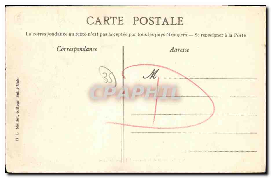 CPA Les Bords De La Rance L ecluse de Livet Moutons  — Rückseite