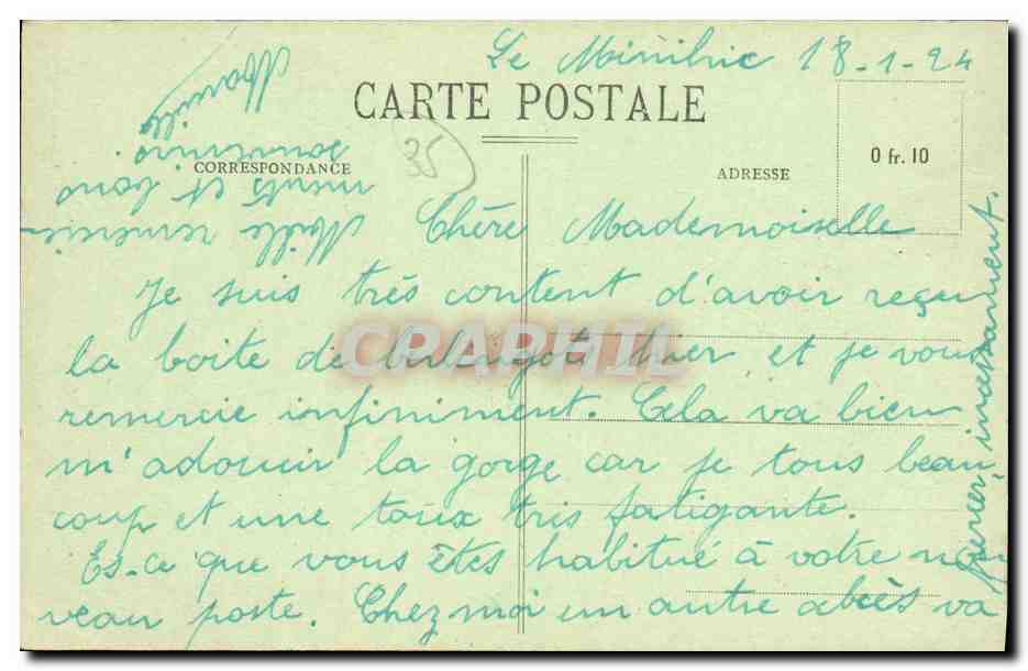 Le Minihic-sur-Rance — Ausgang der Messe — F. Reuxel, Dinant — Rückseite