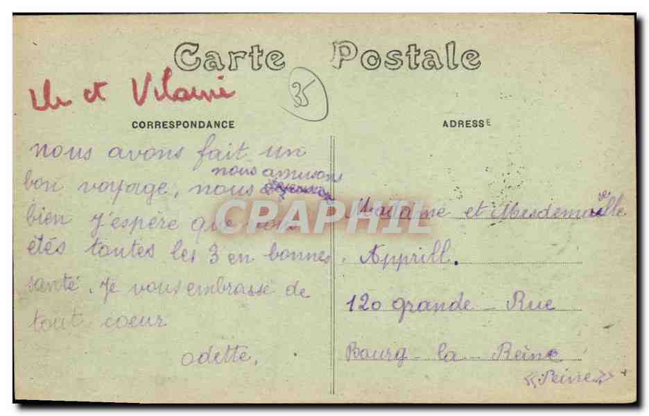 CPA Montauban de Bretagne Le Moulin et le Deversoir de Chaillou — Verso