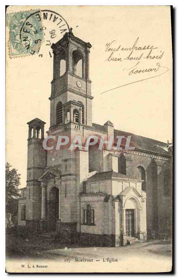 CPA La Bretagne Montfort L Eglise