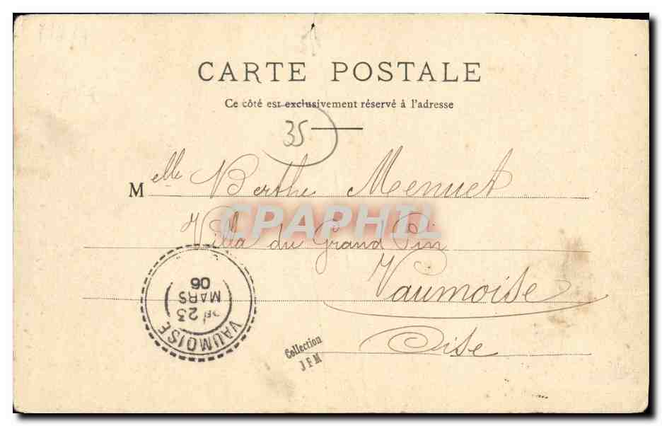 CPA La Bretagne Montfort L Eglise — Rückseite