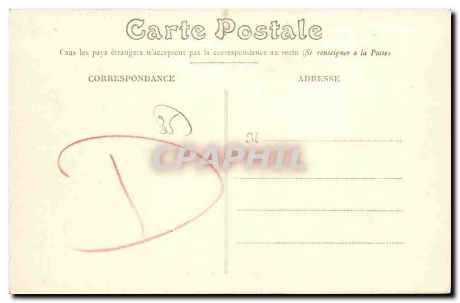 CPA La Bretagne Montfort La Tour Construite en 1389 et servant actuellement de prison — Verso