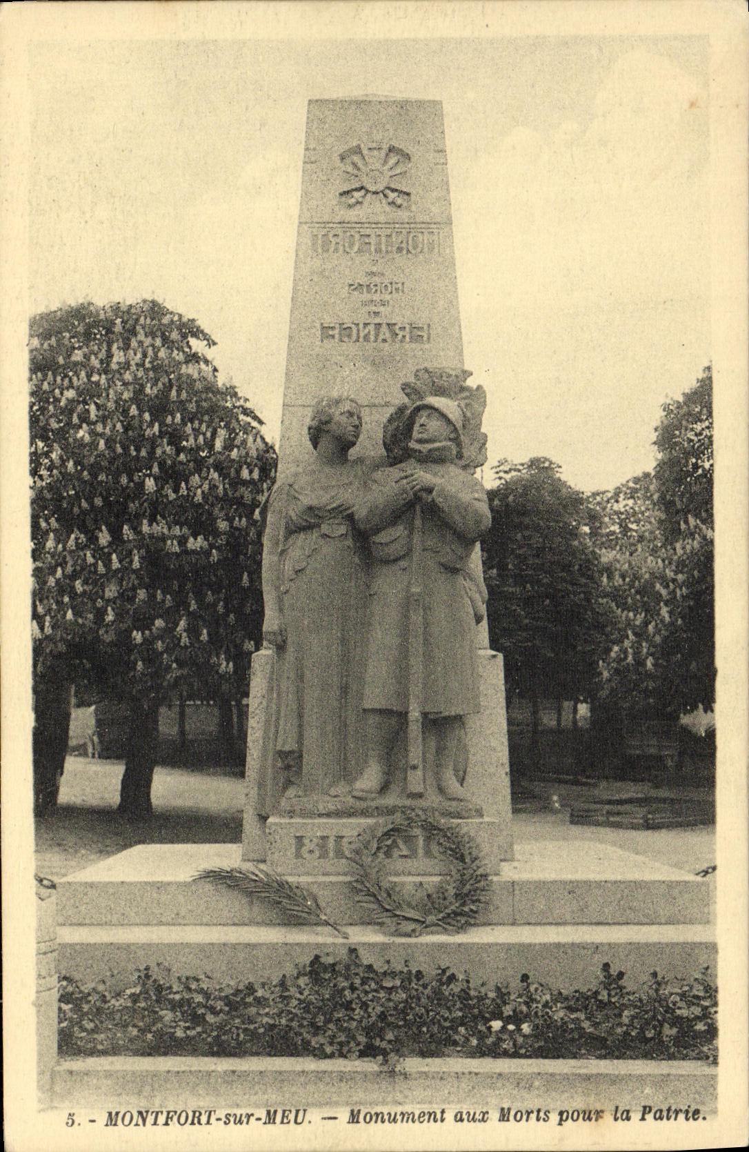 Montfort-sur-Meu — Monument aux Morts pour la Patrie — G. Artaud, éditeur